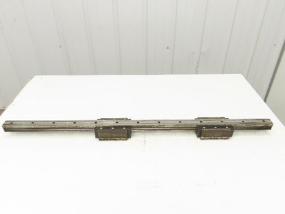 NSK LY 35 Linear Bearing LM Guide Rail 2-Blocks 34mm x 1020mm 40"L