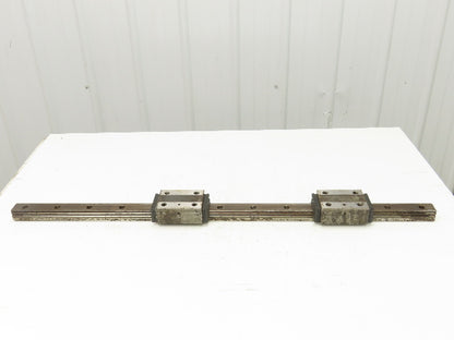 NSK LY 35 Linear Bearing LM Guide Rail 2-Blocks 34mm x 1020mm 40"L