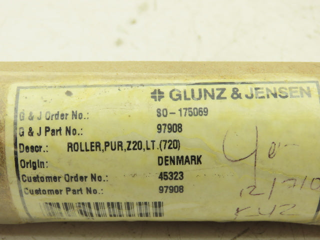 Glunz Jensen 97908 PUR Z20 Drive Roller for Gecko 85P Ink Plate Film Processor