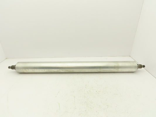 3.25"x 34" Aluminum Conveyor Pulley Roller 38" OAL 1.25" Shaft