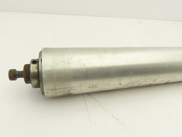 3.25"x 34" Aluminum Conveyor Pulley Roller 38" OAL 1.25" Shaft