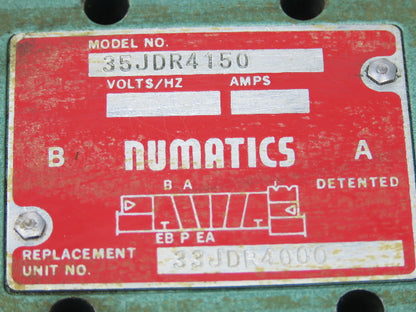 Numatics 8-Station FlexiBlok Manifold 5/2 Pneumatic Solenoid Valves 35JPR4150