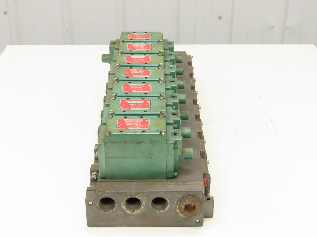 Numatics 8-Station FlexiBlok Manifold 5/2 Pneumatic Solenoid Valves 35JPR4150