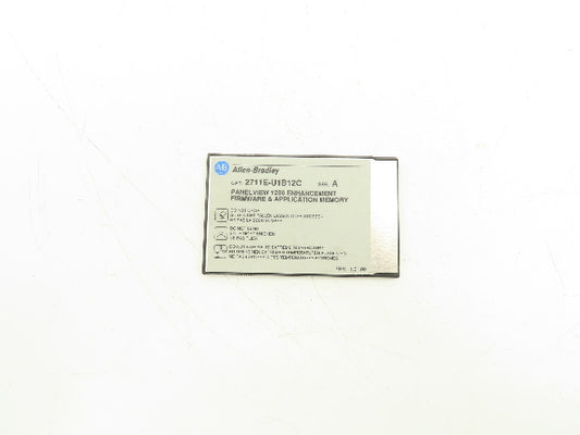 Allen Bradley 2711E-U1B12C PanelView 1200 Enhancement Memory Card 4Mb Ser A