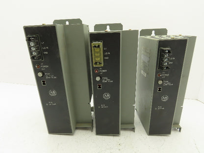 Allen Bradley 1771-P7 120/220 AC Power Supply Series B Lot of 3