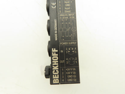Beckhoff IP3112 B310-0000 Fieldbus Box 4-Channel Analog Input PROFIBUS 16 Bit