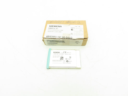 Siemens 6ES7 952-1KL00-0AA0 SIMATIC S7 Memory Card 5V Flash 2Mb 16-bit