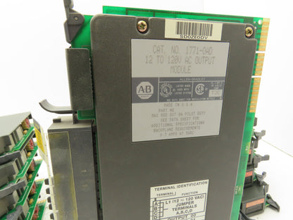 Allen Bradley 1771-OAD 12 to 120V AC Output Module Lot of 10