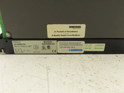 Modicon AEG AS-B805-016 Input Module 16 Point 115VAC Lot Of 5