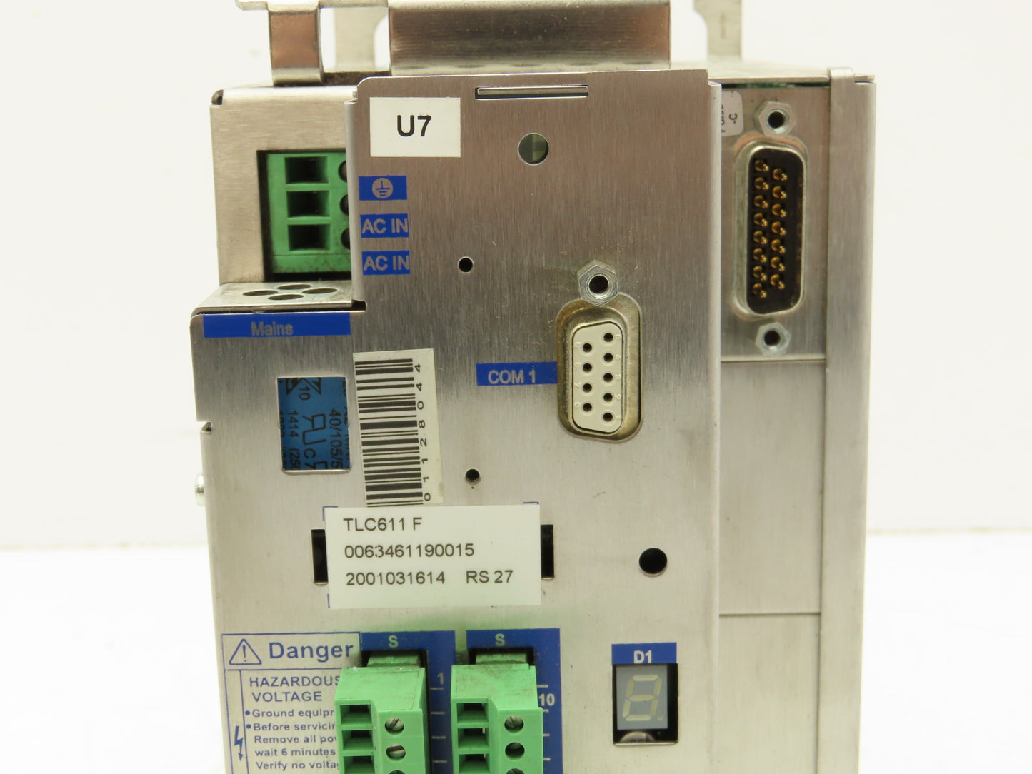 Berger Lahr TLC611 F Servo Drive 230VAC HW Rev RS 27