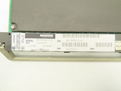 Modicon AEG AS-B804-116 Output Module 115VAC 16 Point Lot Of 5