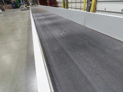 Hytrol BPC 43"x 78' Slider Bed Conveyor Parcel Belt 3Hp 480V Center Drive 110fpm