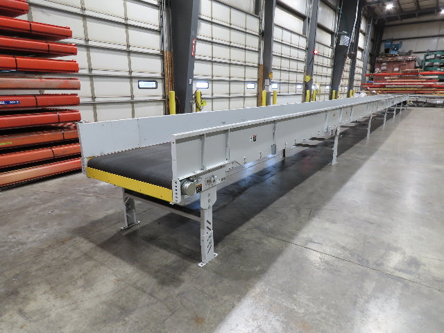 Hytrol BPC 43"x 78' Slider Bed Conveyor Parcel Belt 3Hp 480V Center Drive 110fpm