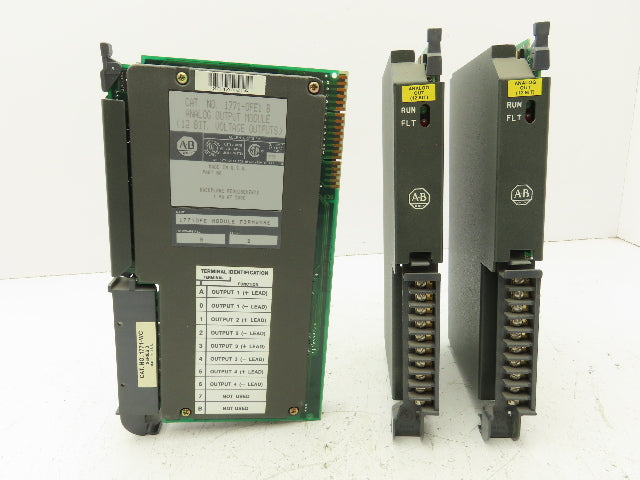 Allen Bradley 1771-OFE1 Series B Analog Output Module Firmware Rev B Lot of 3