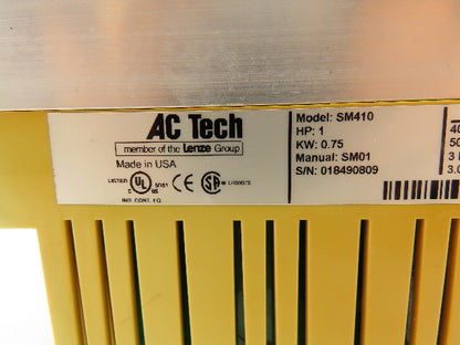 Lenze SM410 AC Tech Variable Frequency AC Drive 1HP 480VAC 3Ph