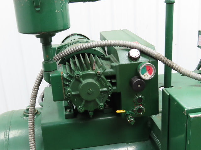 Rietschle Dual Vacuum Pump 3Hp 230/460V 3Ph Baldor Motor 140Gal Tank -25inHG
