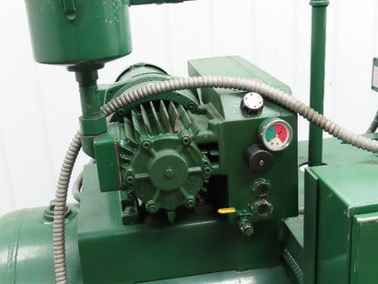 Rietschle Dual Vacuum Pump 3Hp 230/460V 3Ph Baldor Motor 140Gal Tank -25inHG