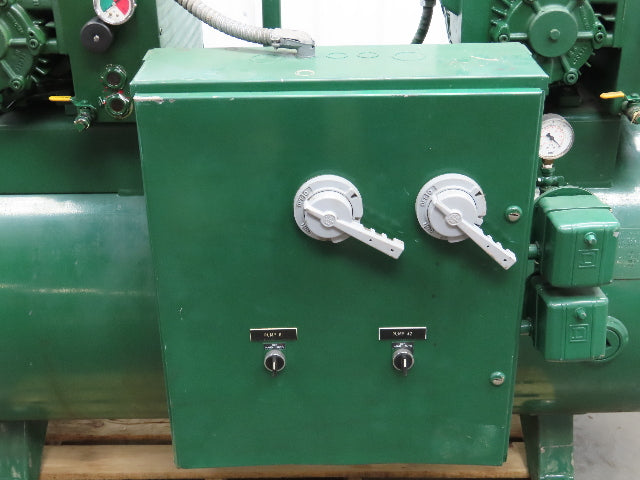 Rietschle Dual Vacuum Pump 3Hp 230/460V 3Ph Baldor Motor 140Gal Tank -25inHG