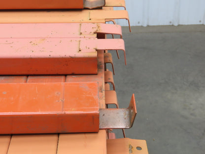 41" Waterfall Pallet Racking Flanged Pallet Support Crossbar 2.5"W  Lot of 200