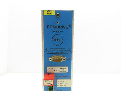 FAS FAS4028 Posidrive 3 Pole 400VAC Input 4.0A Output 1.5kW Motor