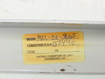 Hytrol 40"W Conveyor Leg Floor Support 4-5/8"-6-1/4"H  Lot of 2