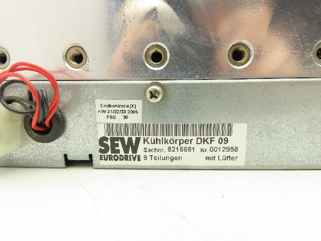 SEW DKF 09 Heatsink 37x31x7mm 24VDC 9Amp Fans