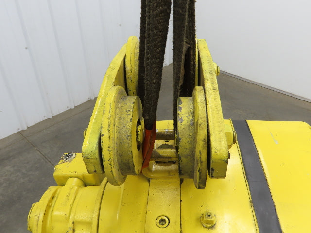 Yale KAL 2 Ton 4000Lb Pneumatic Air Chain Hoist 10' Lift Pendant & Push Trolley