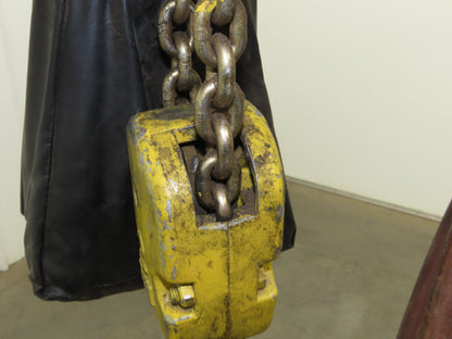 Yale KAL 2 Ton 4000Lb Pneumatic Air Chain Hoist 10' Lift Pendant & Push Trolley
