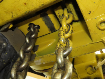 Yale KAL 2 Ton 4000Lb Pneumatic Air Chain Hoist 10' Lift Pendant & Push Trolley
