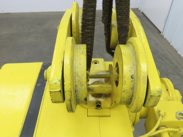 Yale KAL 2 Ton 4000Lb Pneumatic Air Chain Hoist 10' Lift Pendant & Push Trolley