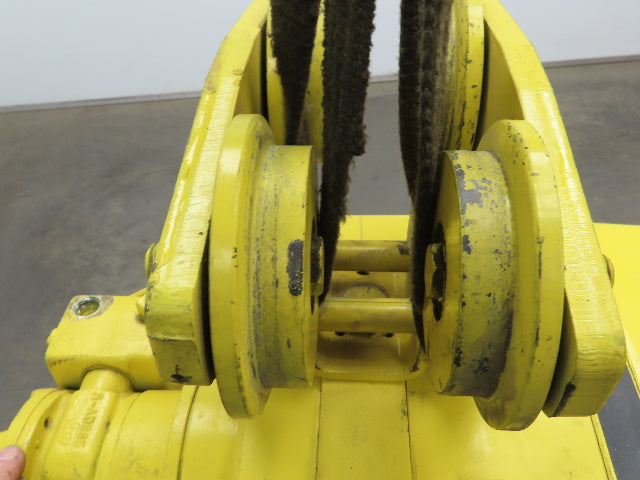 Yale KAL 2 Ton 4000Lb Pneumatic Air Chain Hoist 10' Lift Pendant & Push Trolley