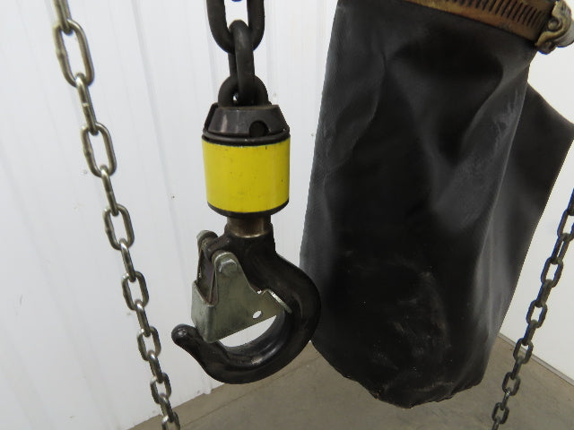 Yale Duff-Norton 1000Lb 1/2 Ton Pneumatic Air Chain Hoist 14' 8" Lift Pull Chain