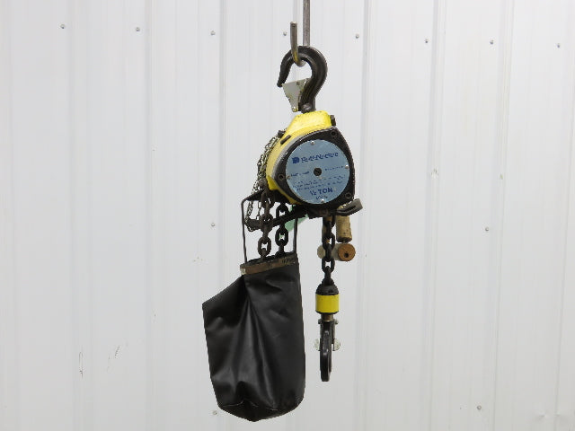 Yale Duff-Norton 1000Lb 1/2 Ton Pneumatic Air Chain Hoist 14' 8" Lift Pull Chain