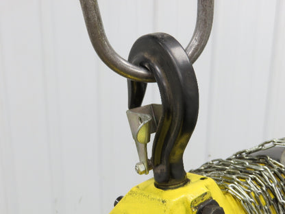 Yale Duff-Norton 1000Lb 1/2 Ton Pneumatic Air Chain Hoist 14' 8" Lift Pull Chain