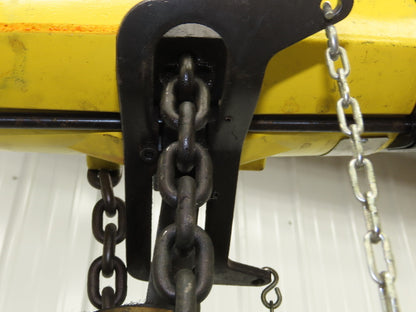 Yale Duff-Norton 1000Lb 1/2 Ton Pneumatic Air Chain Hoist 14' 8" Lift Pull Chain
