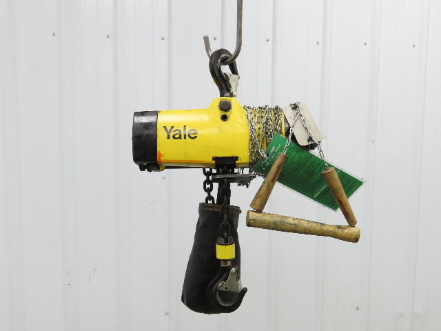 Yale Duff-Norton 1000Lb 1/2 Ton Pneumatic Air Chain Hoist 14' 8" Lift Pull Chain