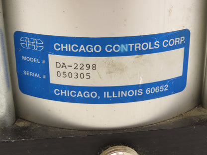 Chicago Controls Pneumatic Solvent Air Mixer Extractor Control System Unit