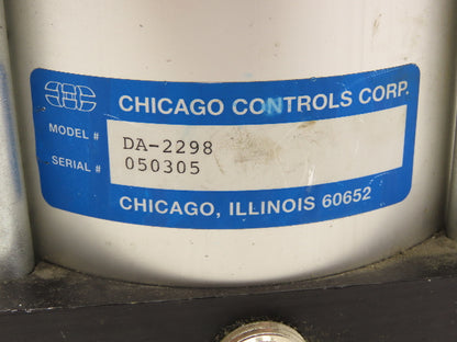 Chicago Controls Pneumatic Solvent Air Mixer Extractor Control System Unit
