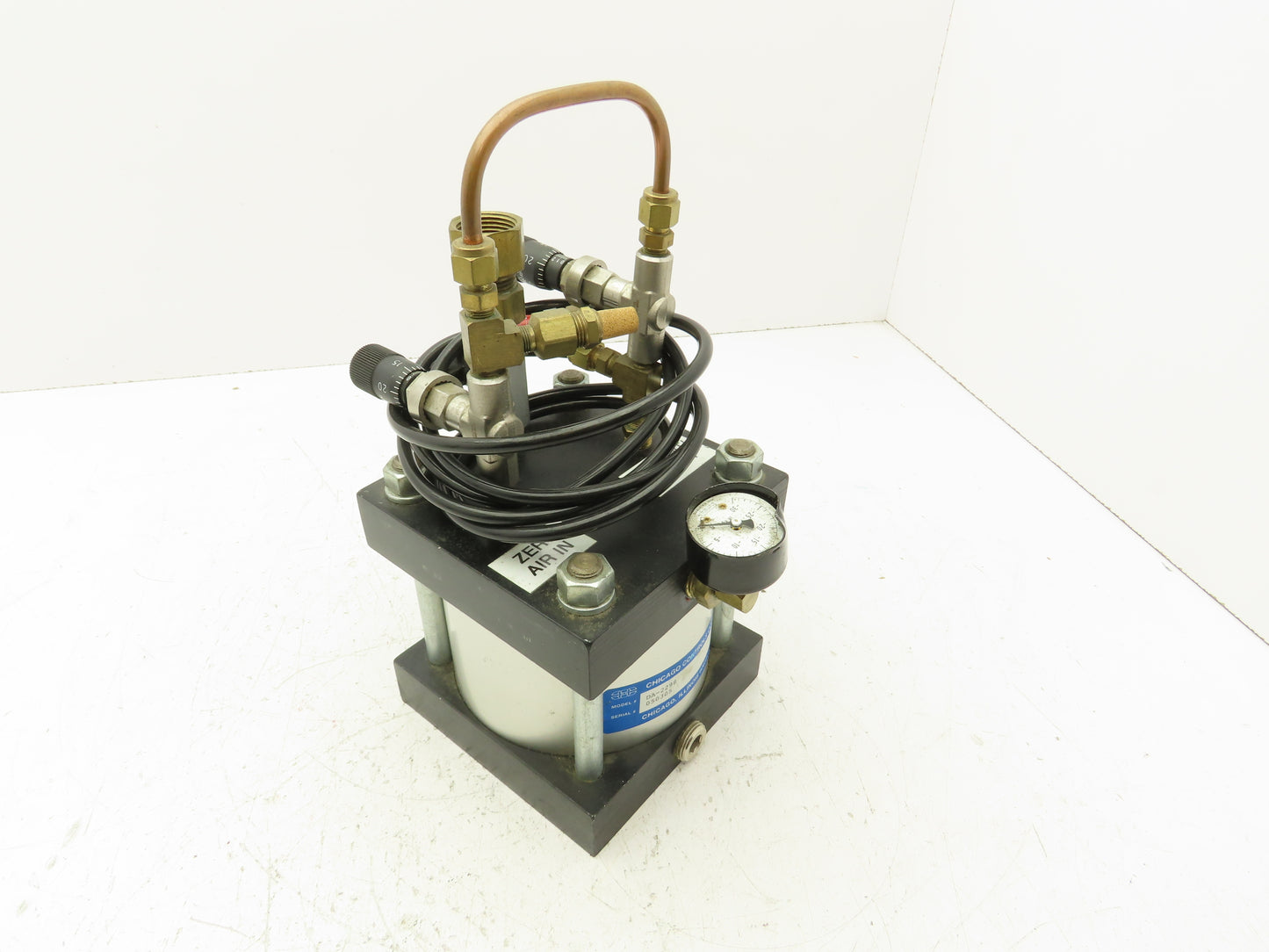 Chicago Controls Pneumatic Solvent Air Mixer Extractor Control System Unit