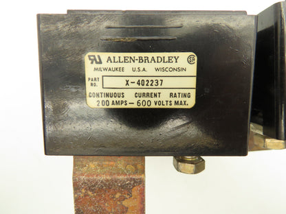 Allen Bradley X-410743 X-402237 Fuse Block Set 600VAC 200A 3 Pole
