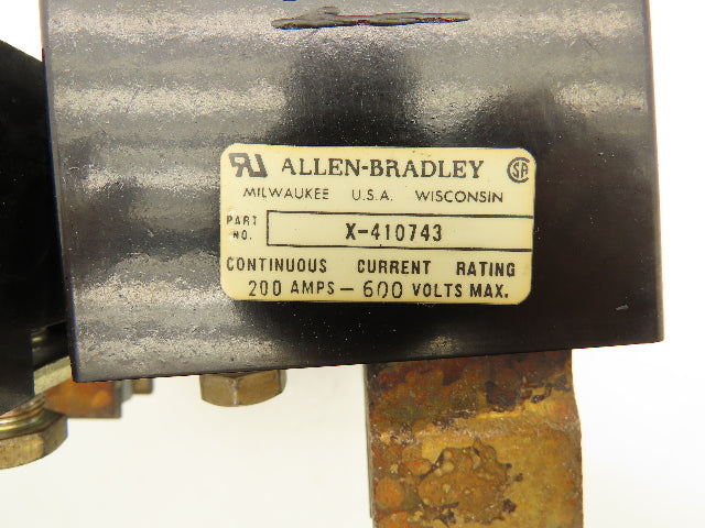 Allen Bradley X-410743 X-402237 Fuse Block Set 600VAC 200A 3 Pole