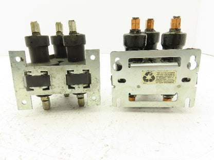 MDI 335NO-120A Mercury Contactor Relay 120VAC Coil 3 Pole Lot Of 2
