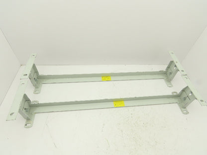 Hytrol 36"W Conveyor Leg Floor Support 4-5/8"-6-5/8"H  Lot of 2
