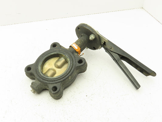 Milwaukee CL223E 3" Butterfly Valve 4-Lug EPDM AL/Bronze Disc w/Handle