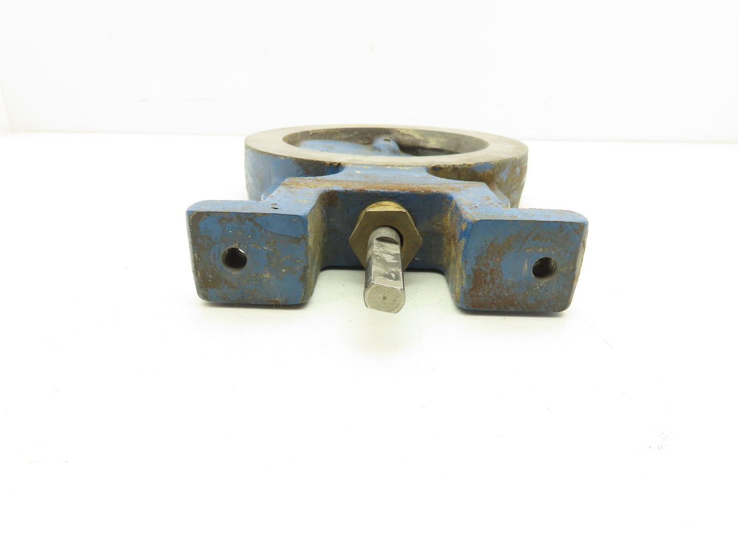 5" Wafer Style Butterfly Valve Cast Iron Disc Metal Seat No Handle