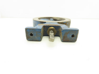 5" Wafer Style Butterfly Valve Cast Iron Disc Metal Seat No Handle