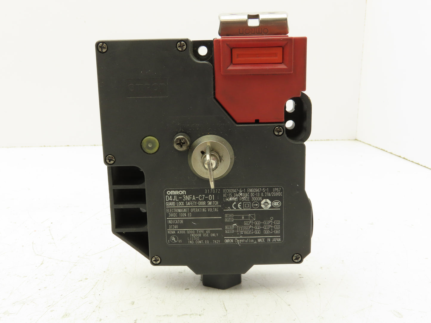 Omron D4JL-3NFA-C7-01 Guard Lock Safety-Door Switch Interlock Solenoid Release