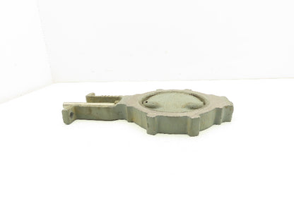 5" Wafer Style Butterfly Valve Cast Iron Disc Metal Seat No Handle