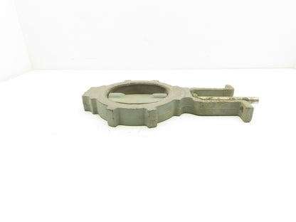 5" Wafer Style Butterfly Valve Cast Iron Disc Metal Seat No Handle