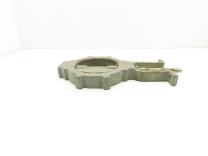 5" Wafer Style Butterfly Valve Cast Iron Disc Metal Seat No Handle